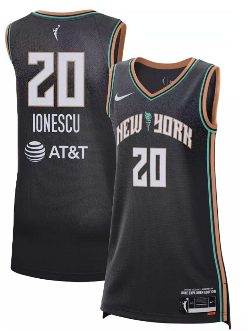 Nike WNBA New York Liberty Ionescu Women’s Large Basketball Jersey NWT - Picture 2 of 7